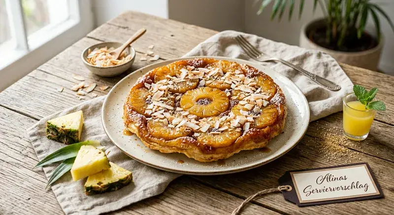 Tropischer Tatin Zauber Ananas Kokos Traum