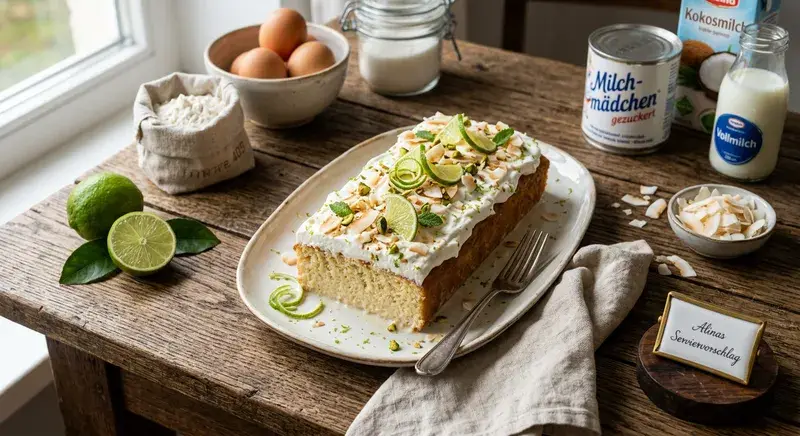 Tropischer Tres Leches Traum Kokos & Limette