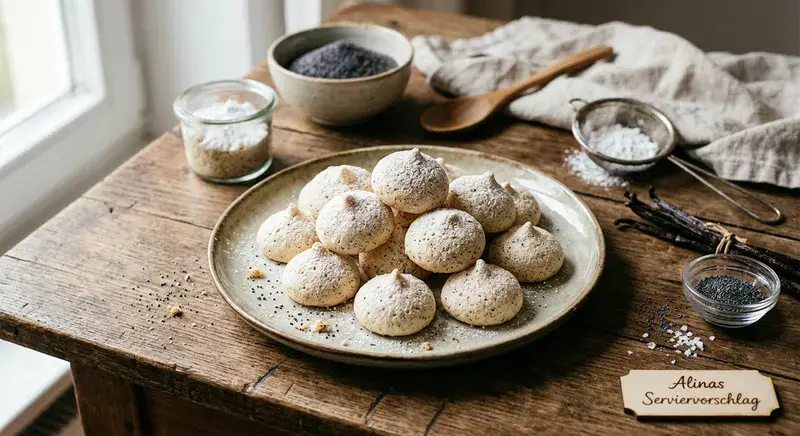 Vanille-Mohn-Küsschen Wölkchen zum Vernaschen