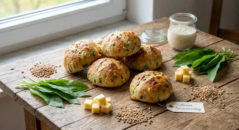 Würzige Käse-Brötchen zum Verlieben