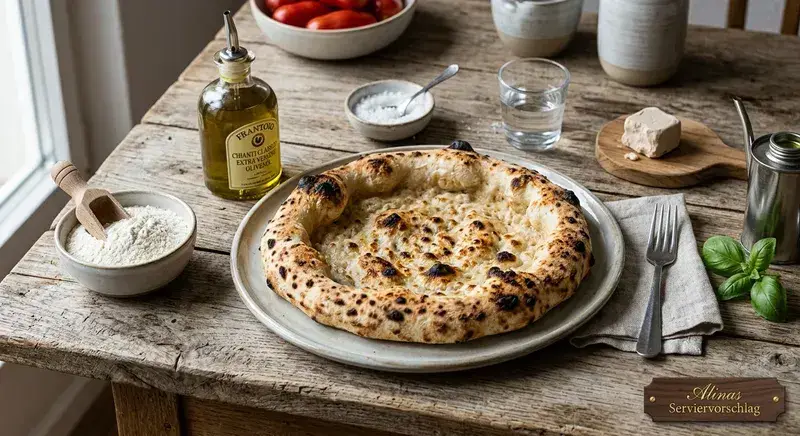 Würzige Pizza