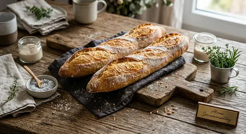 Würziger Baguette zum Verlieben