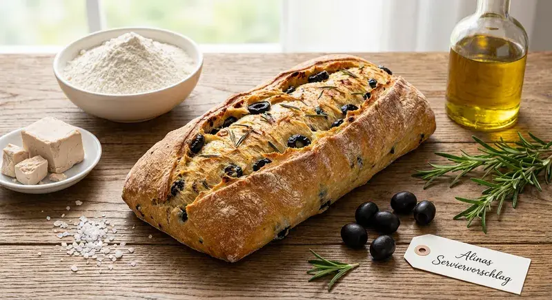 Würziger Ciabatta frisch gebacken