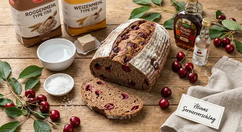 Würziges Kirsch-Brot in Bestform