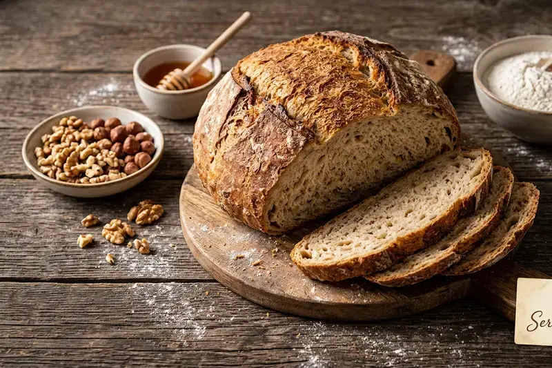 Würziges Nuss-Brot