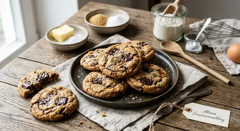 Zarte Schoko-Cookies zum Verlieben