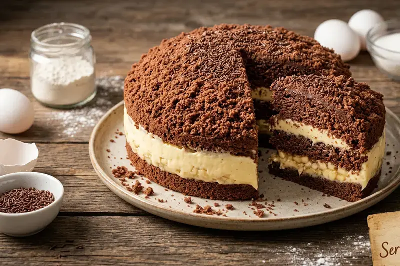 Zarte Schoko-Torte