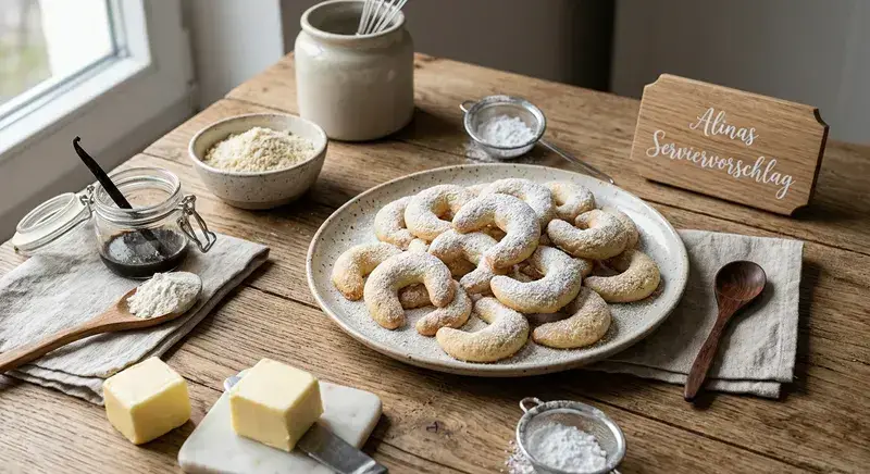 Zarte Vanillekipferl zum Verlieben