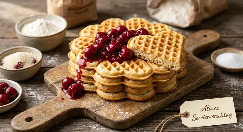 Zarte Waffeln