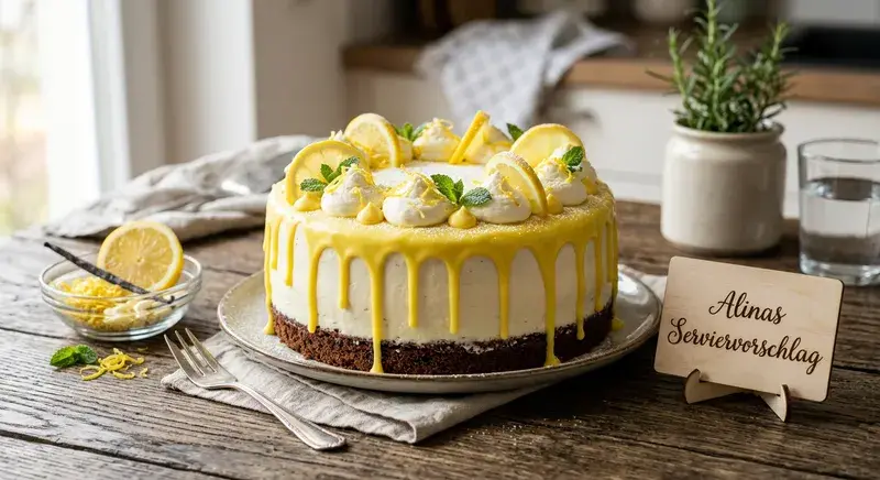 Zarte Zitronen-Torte