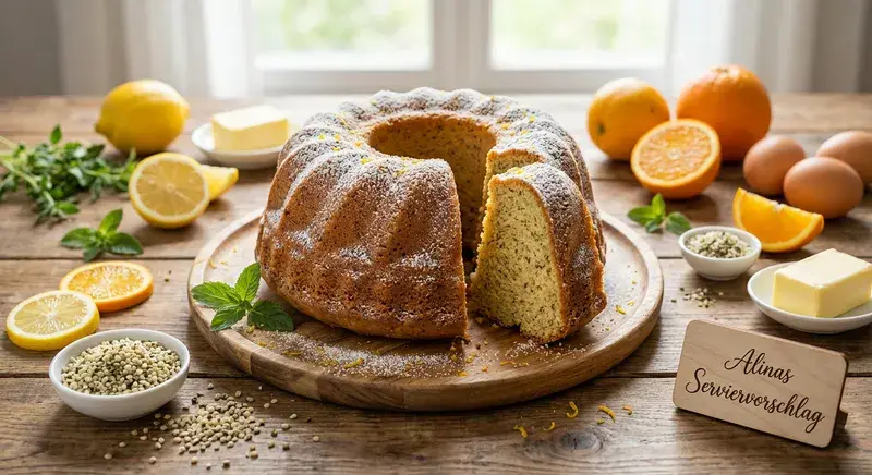 Zarter Gugelhupf frisch gebacken