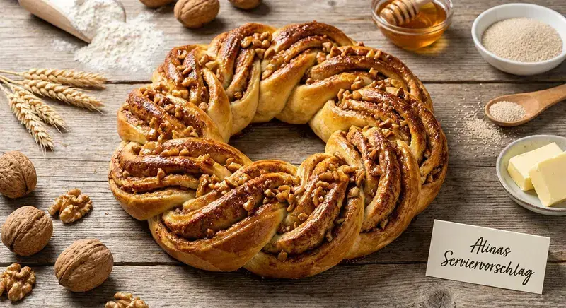 Zarter Nuss-Strudel