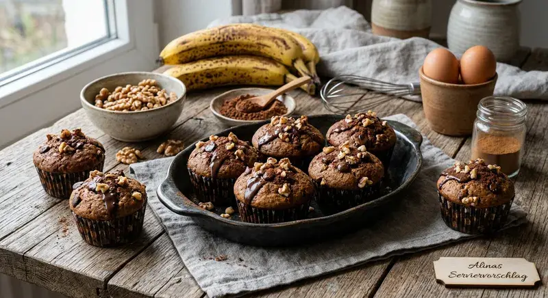 Zarter Schoko-Muffin aus dem Backery-Ofen