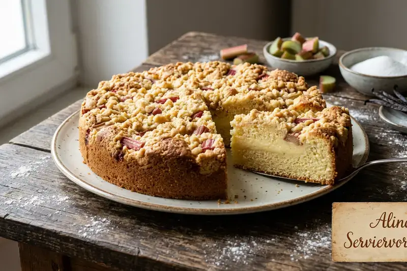 Zarter Vanille Streuselkuchen