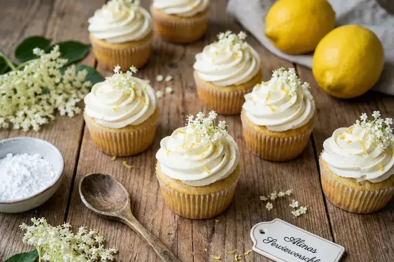 Zarter Zitronen-Cupcake zum Niederknien