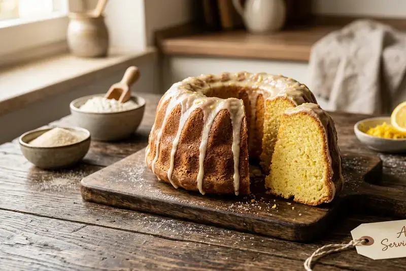 Zarter Zitronenkuchen