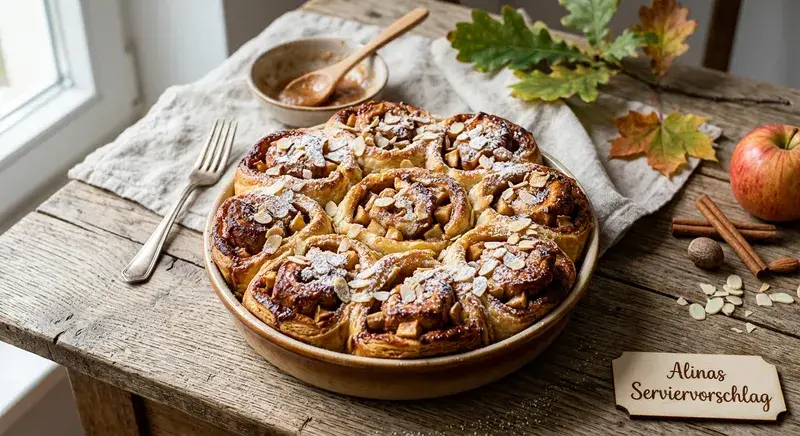 Zimt-Zupf-Schnecken à la Backery mit Apfel