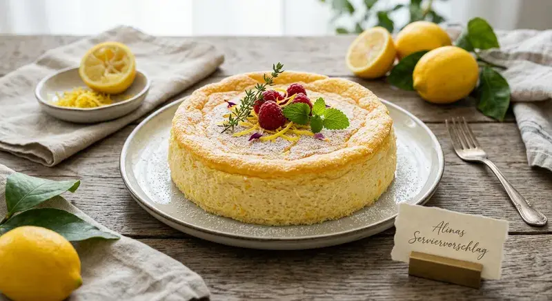 Zitronenwolke ohne Boden Ein Traum von Käse