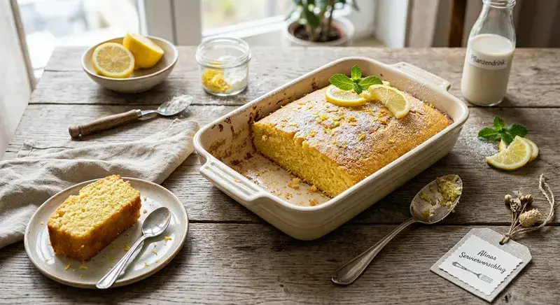 Zitruswunder Der löffelweise Glückskuchen Vegan Option inklusive